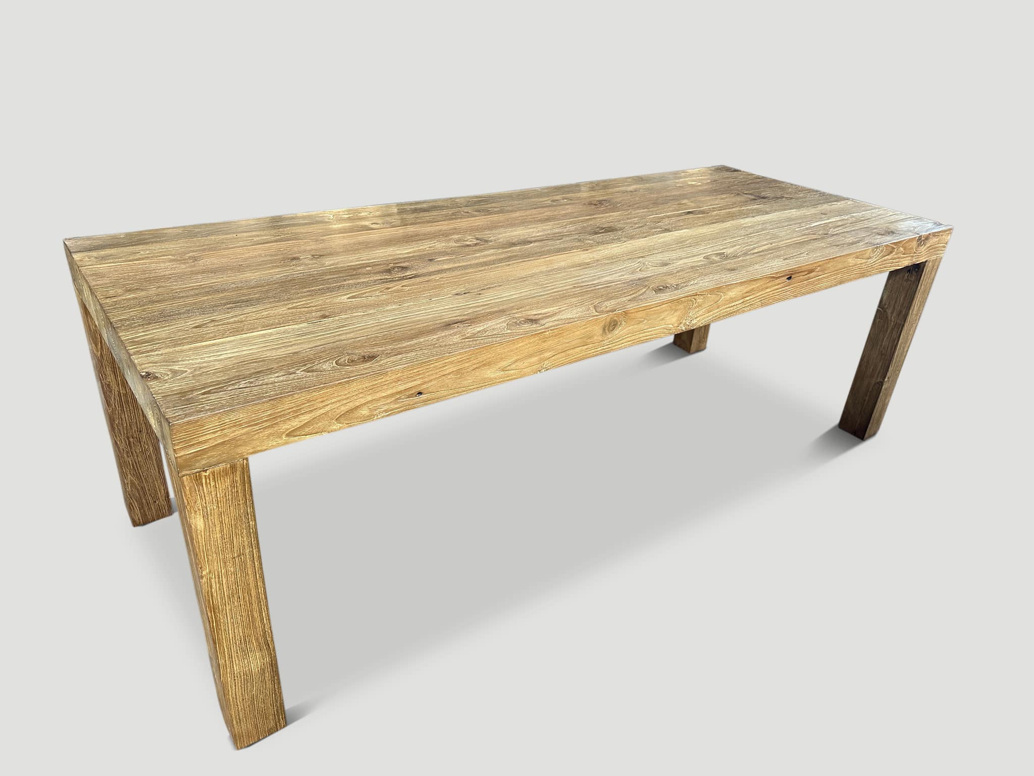 solid teak wood dining table
