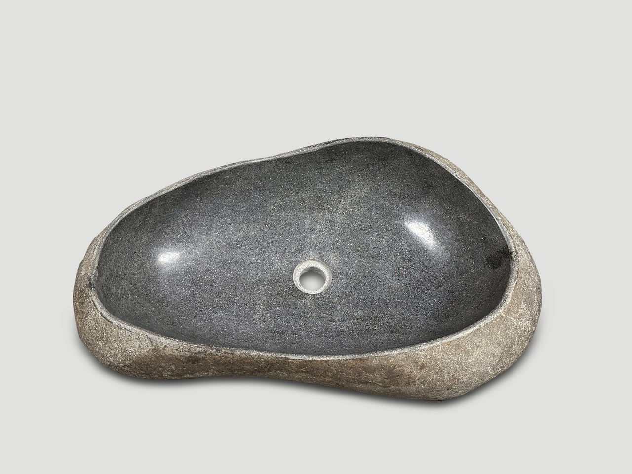 river stone vessel