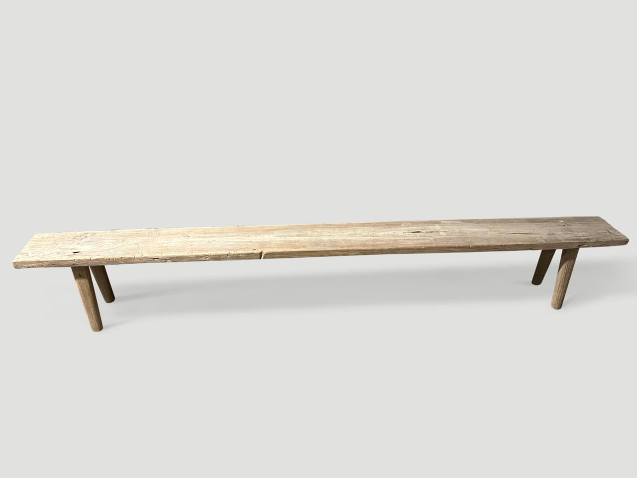 teak wood long antique bench