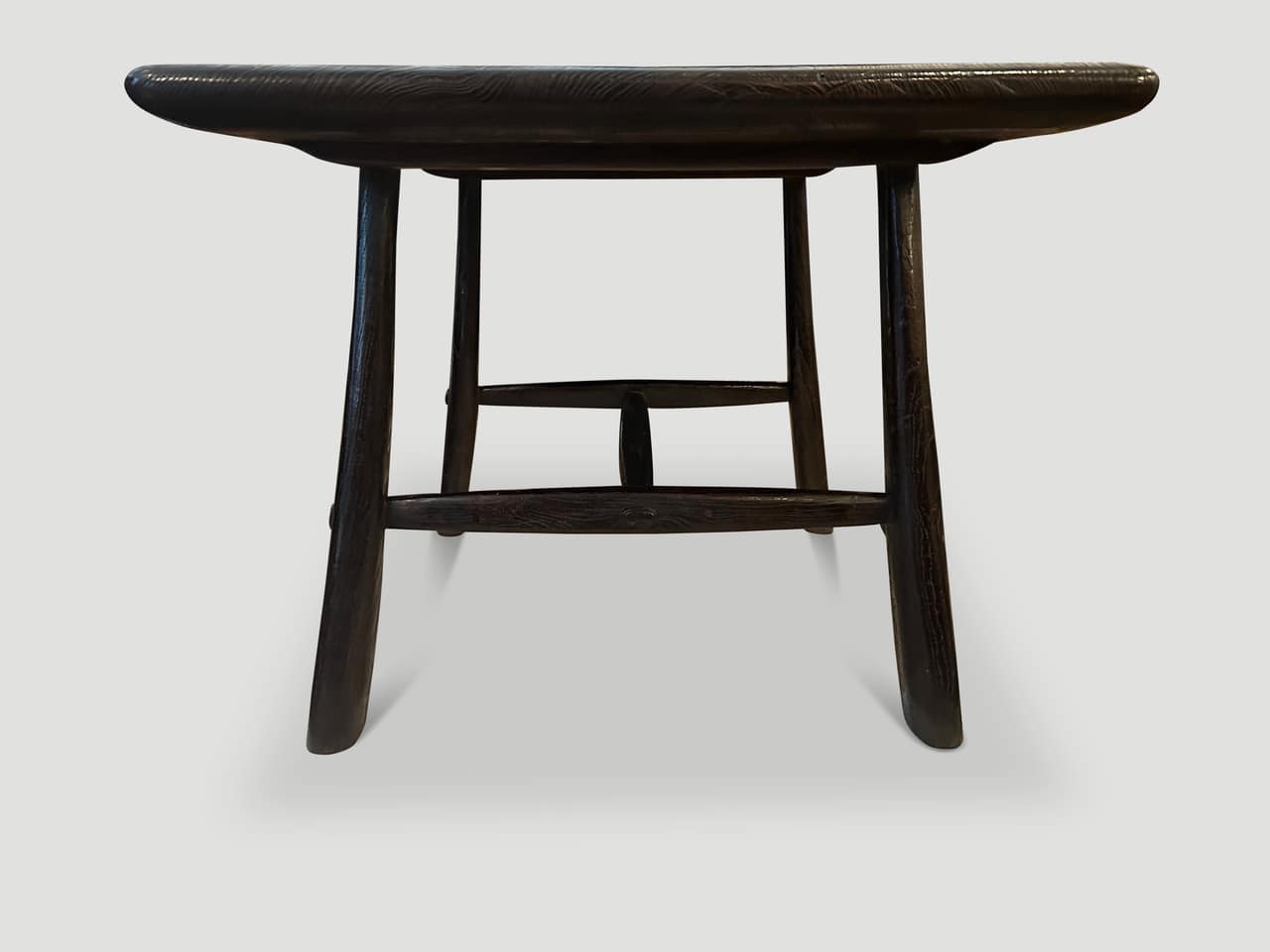 MID CENTURY COUTURE ESPRESSO STAINED TABLE