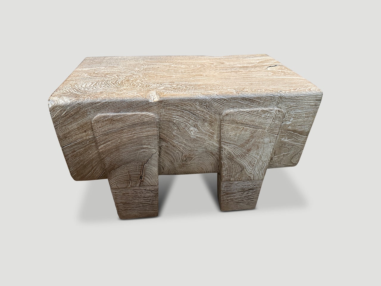 wood coffee table side table or bench