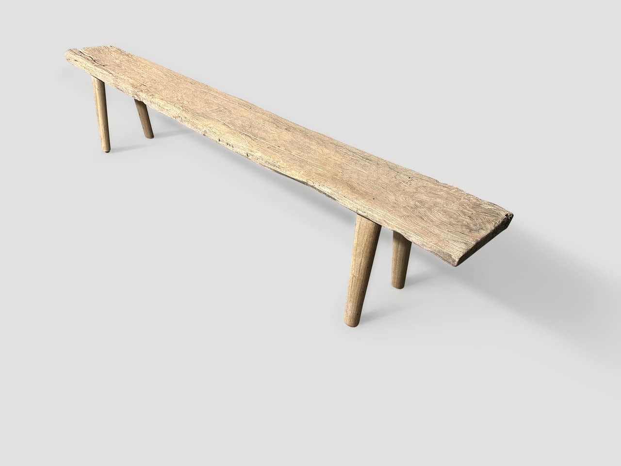 antique teak wood long bench