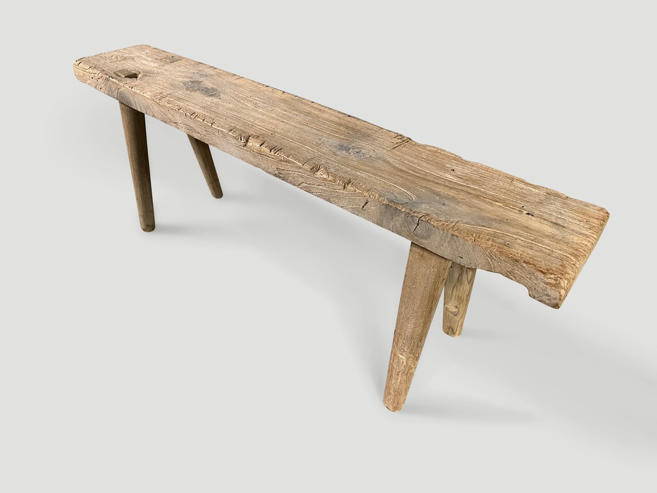 antique wood bench