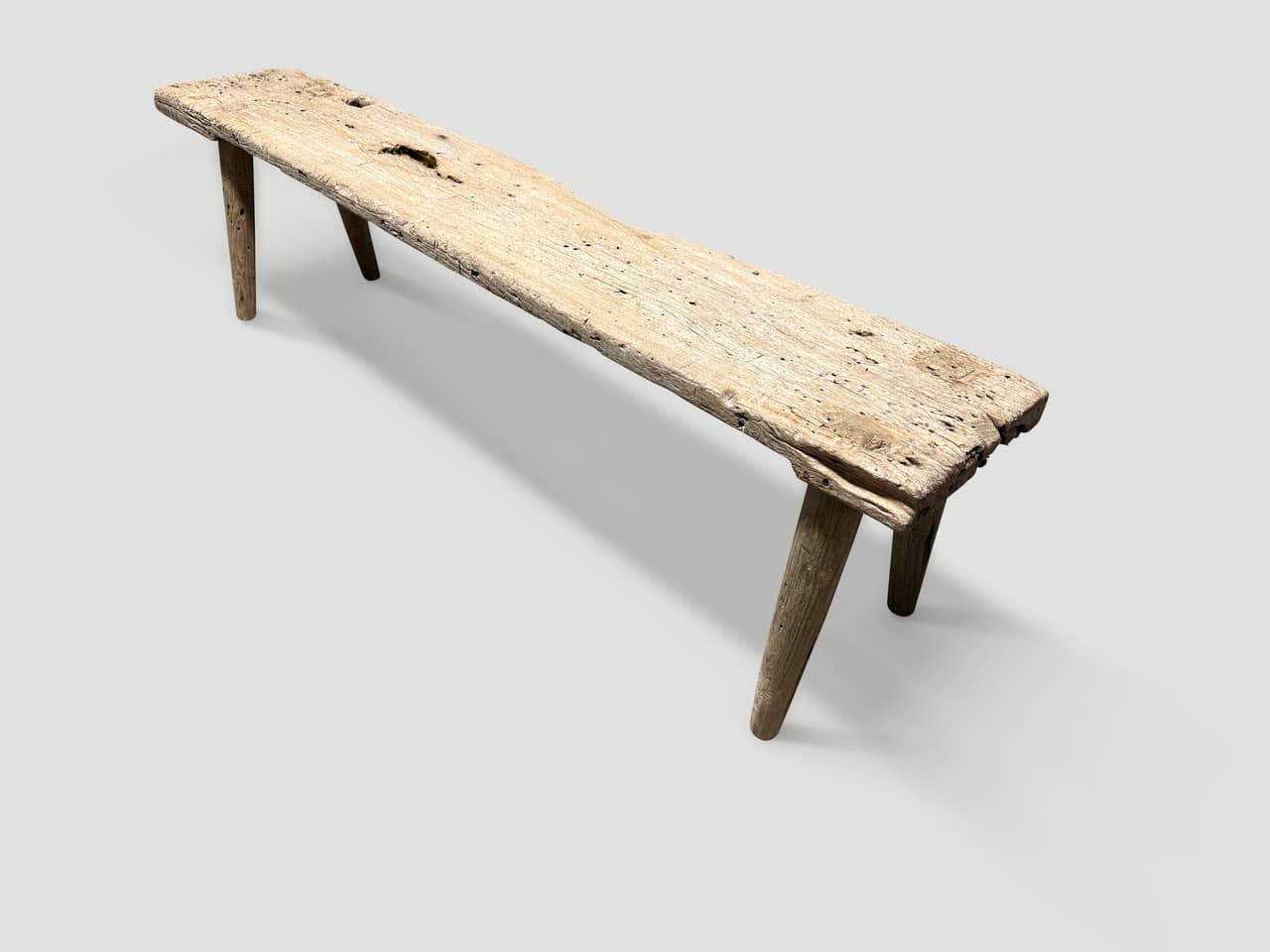 teak wood bench