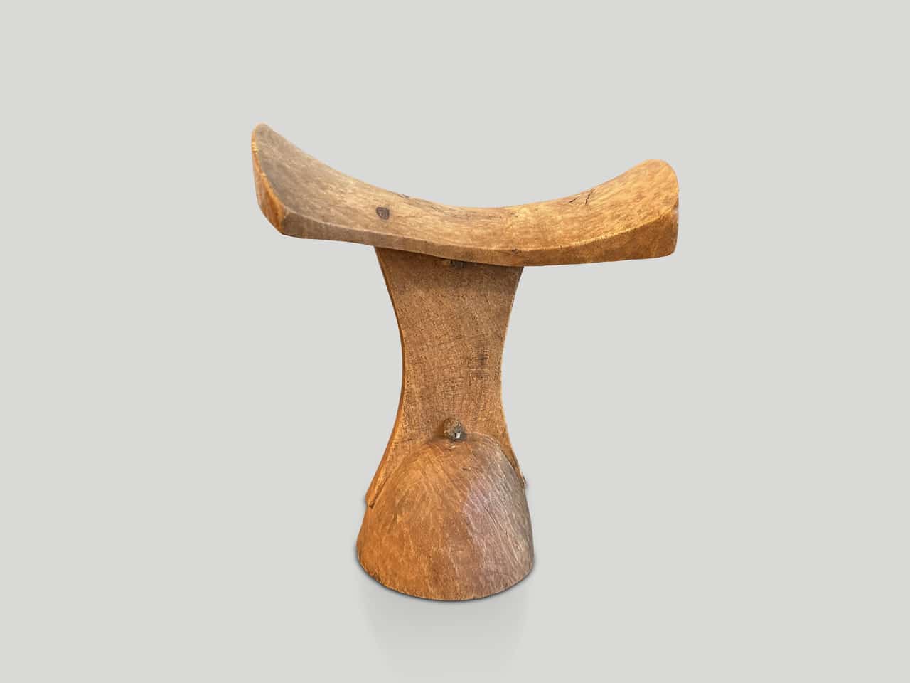 antique African headrest