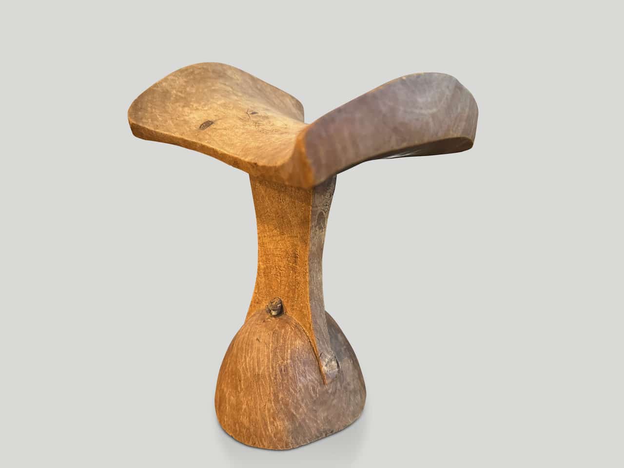 antique African headrest