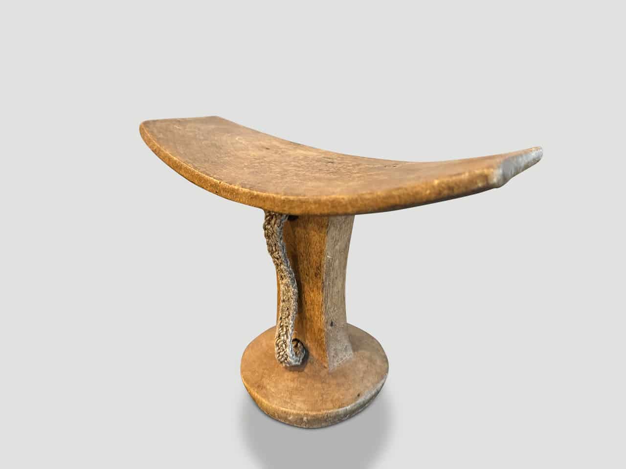 African headrest with lovely patina