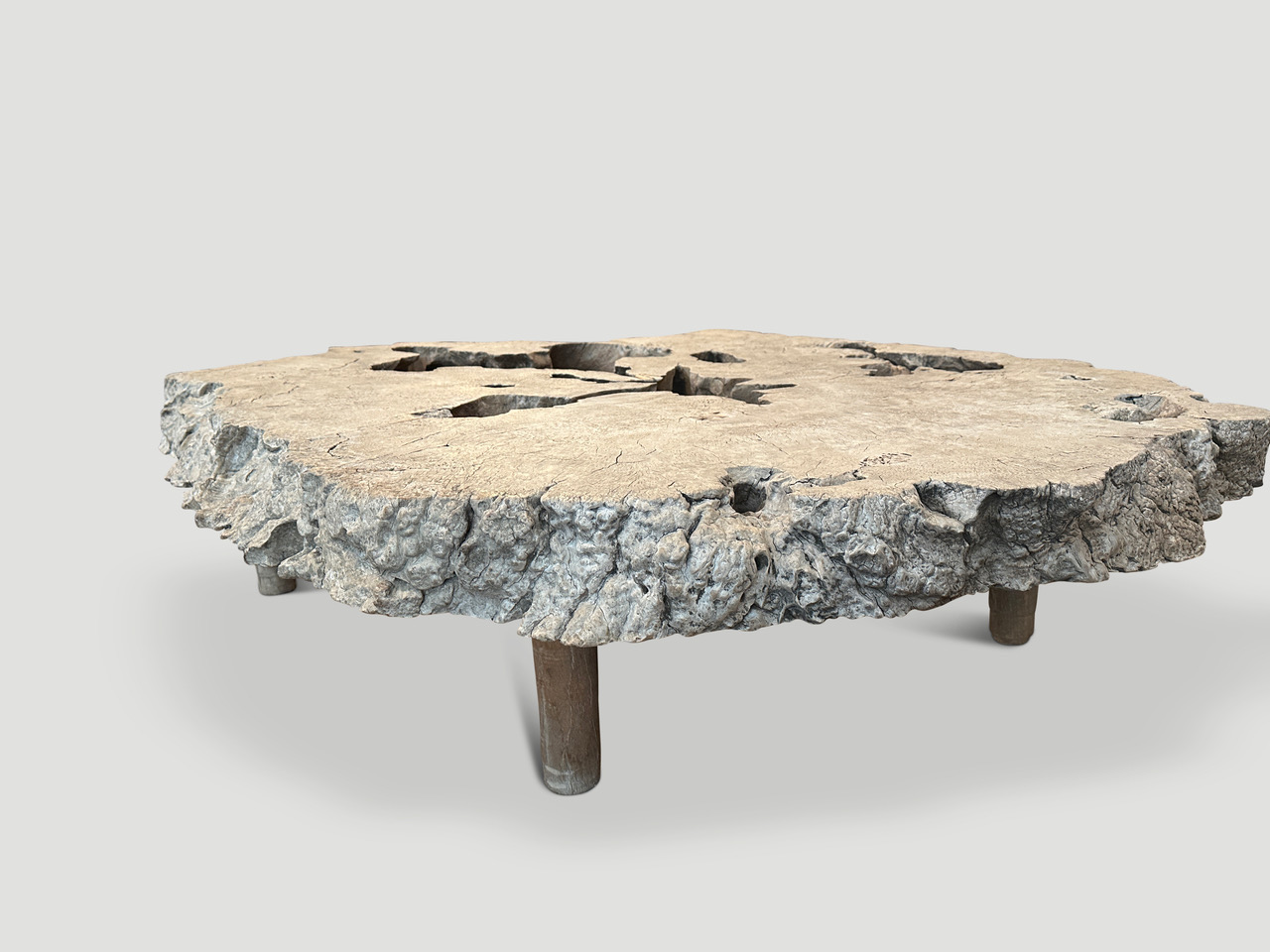 old teak wood coffee table