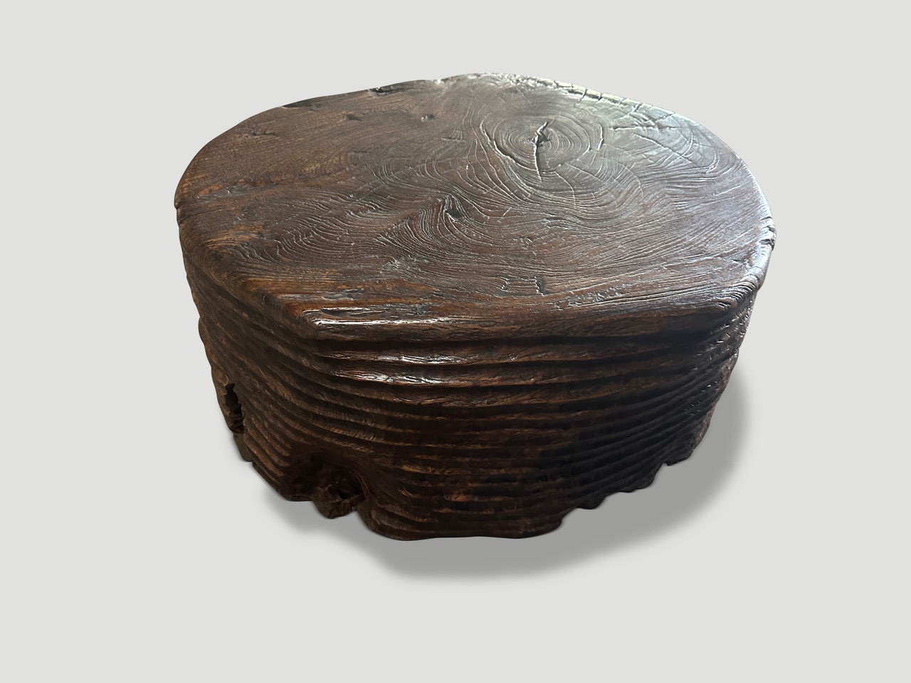 century old teak wood coffee table