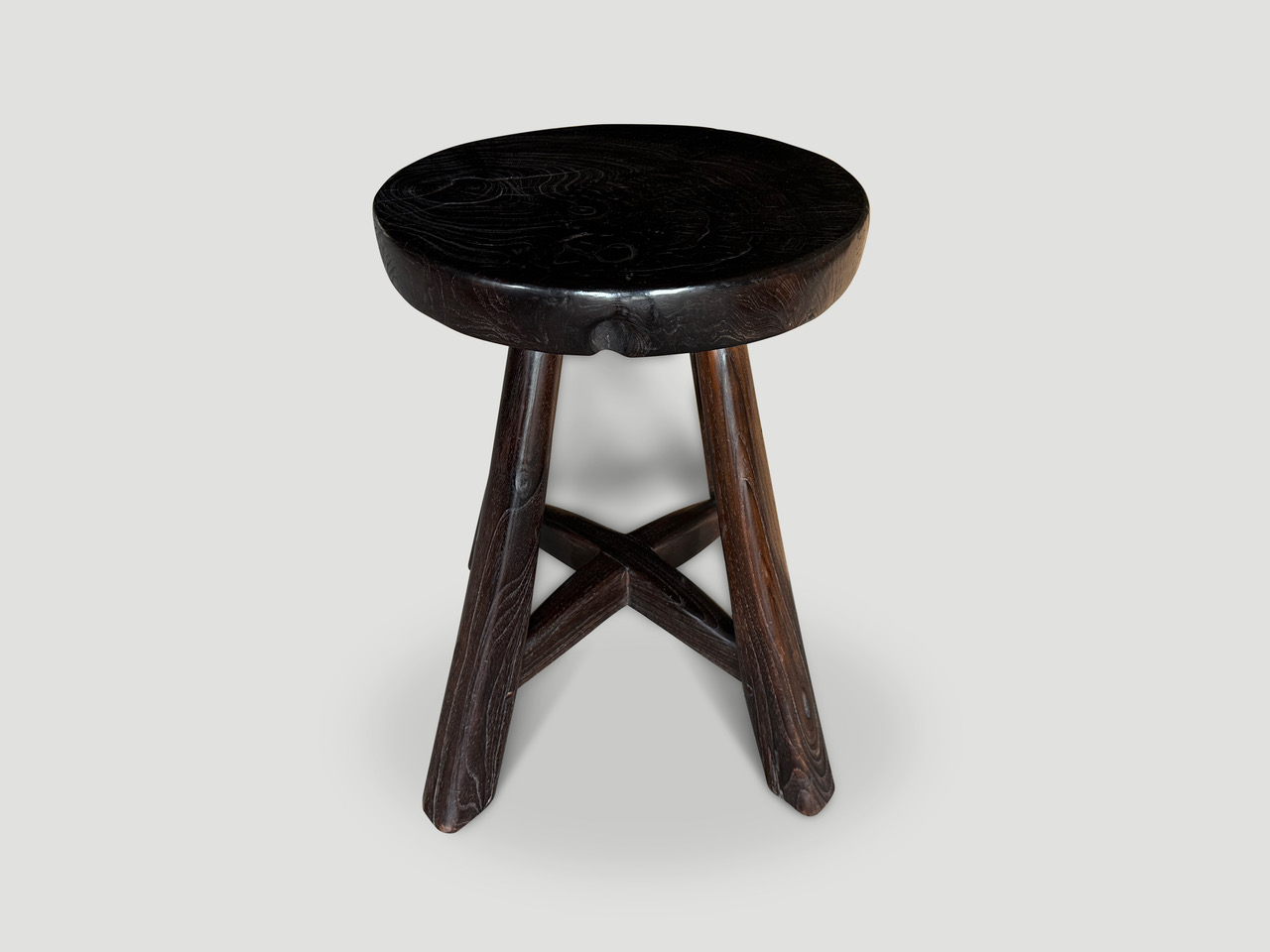 MID CENTURY COUTURE SIDE TABLE OR STOOL