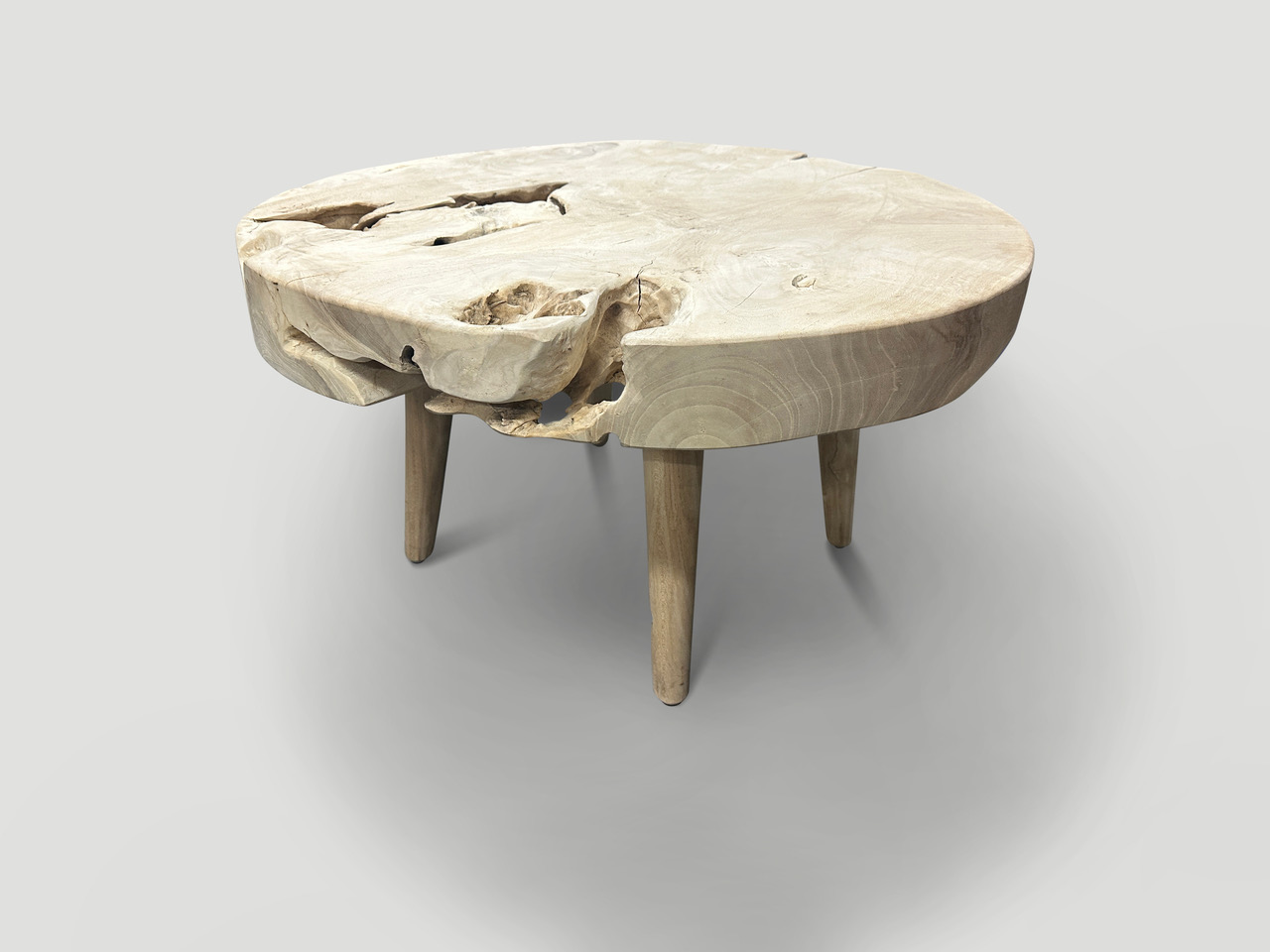 reclaimed teak wood coffee table