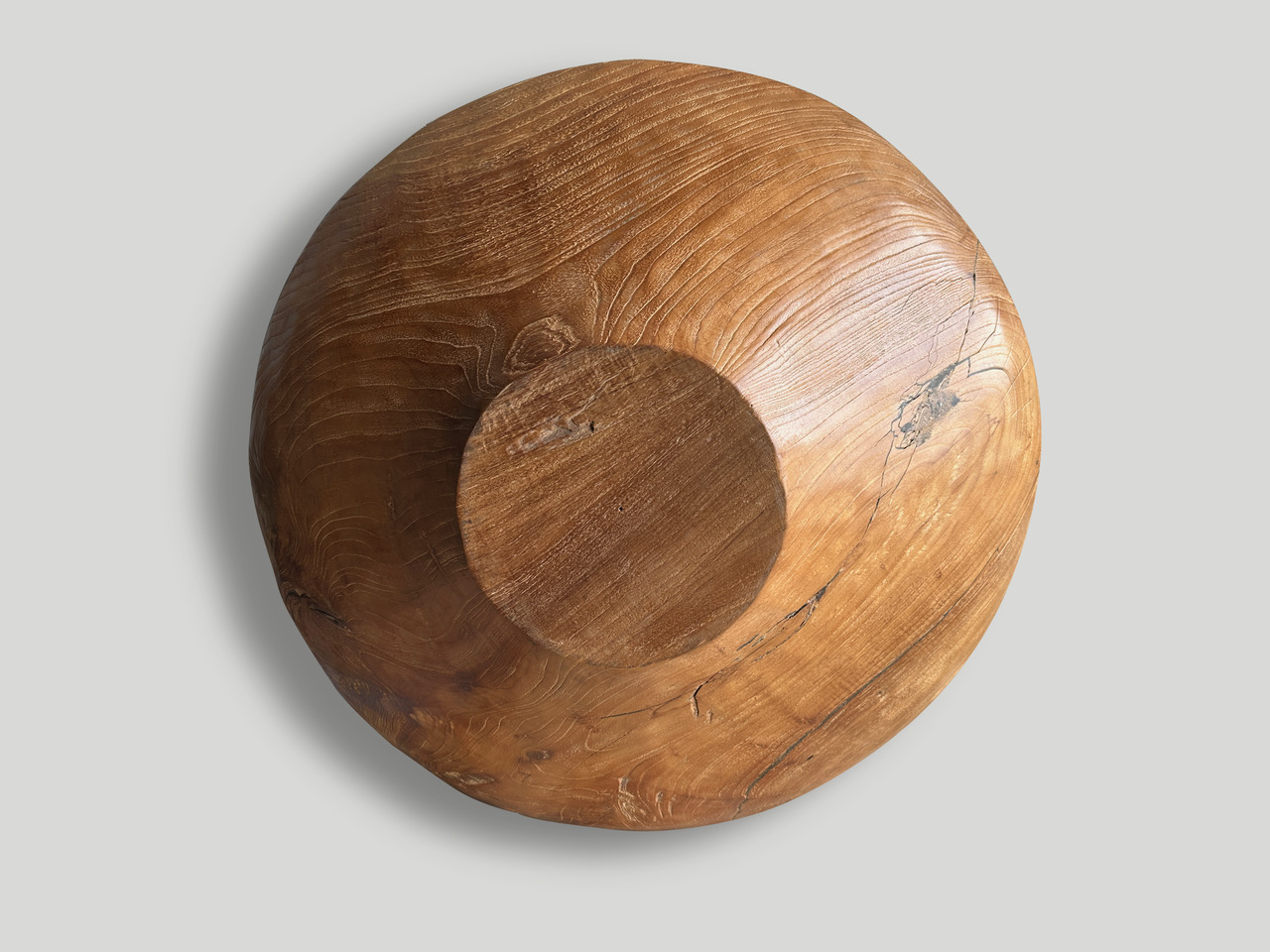 SCULPTURAL RARE TEAK BOWL