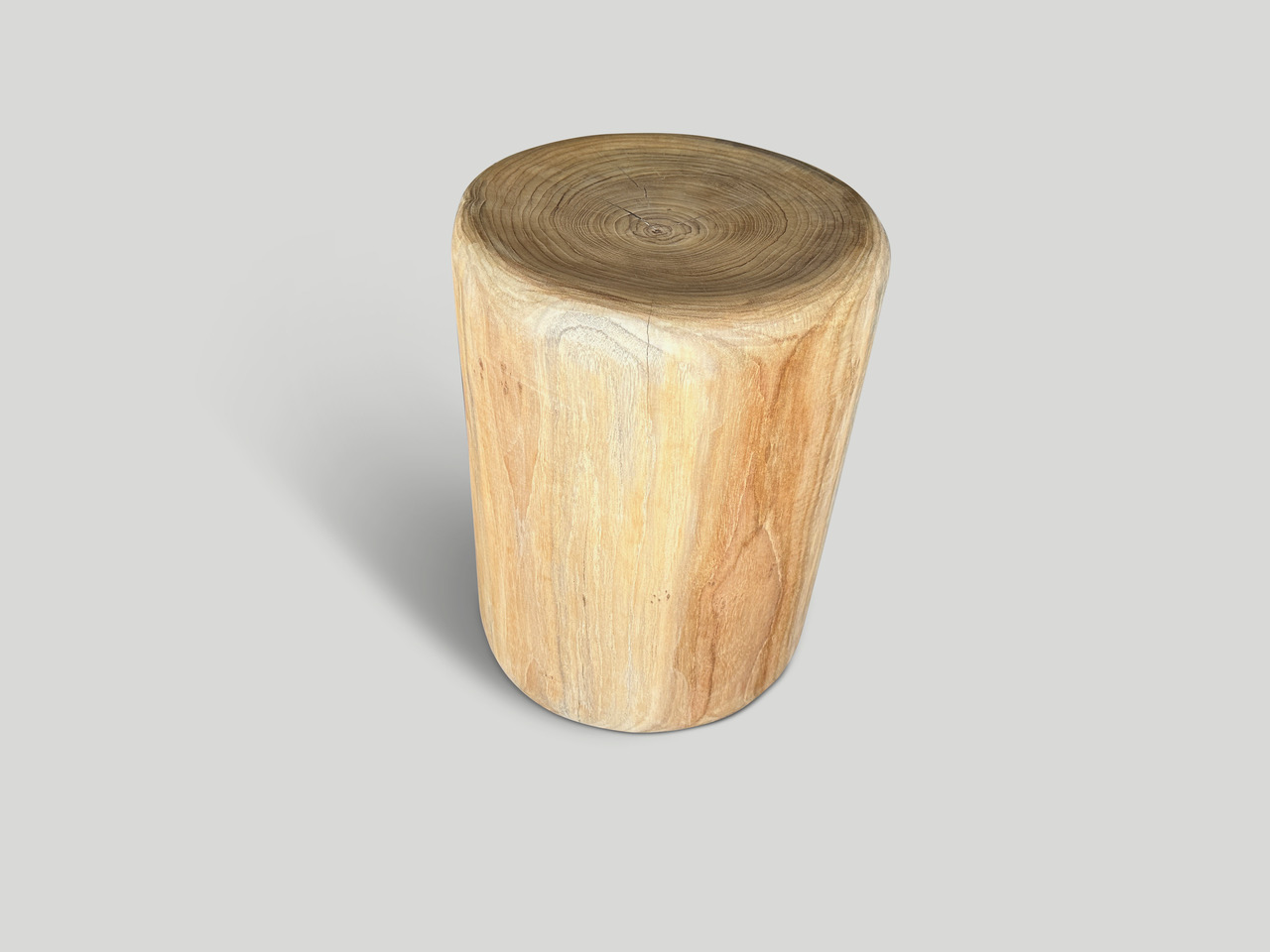 teak wood side table or stool