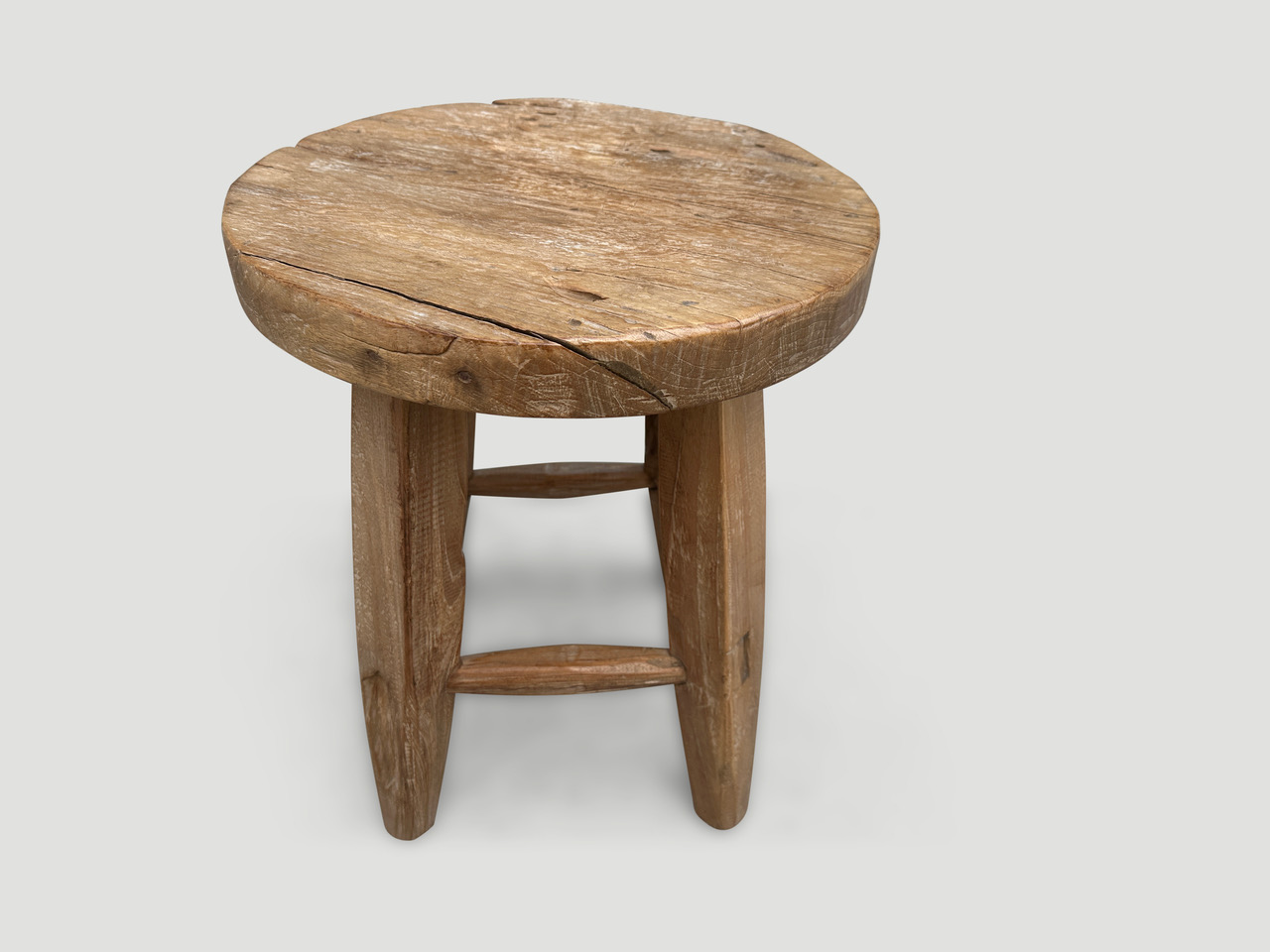 wabi sabi round side table or stool