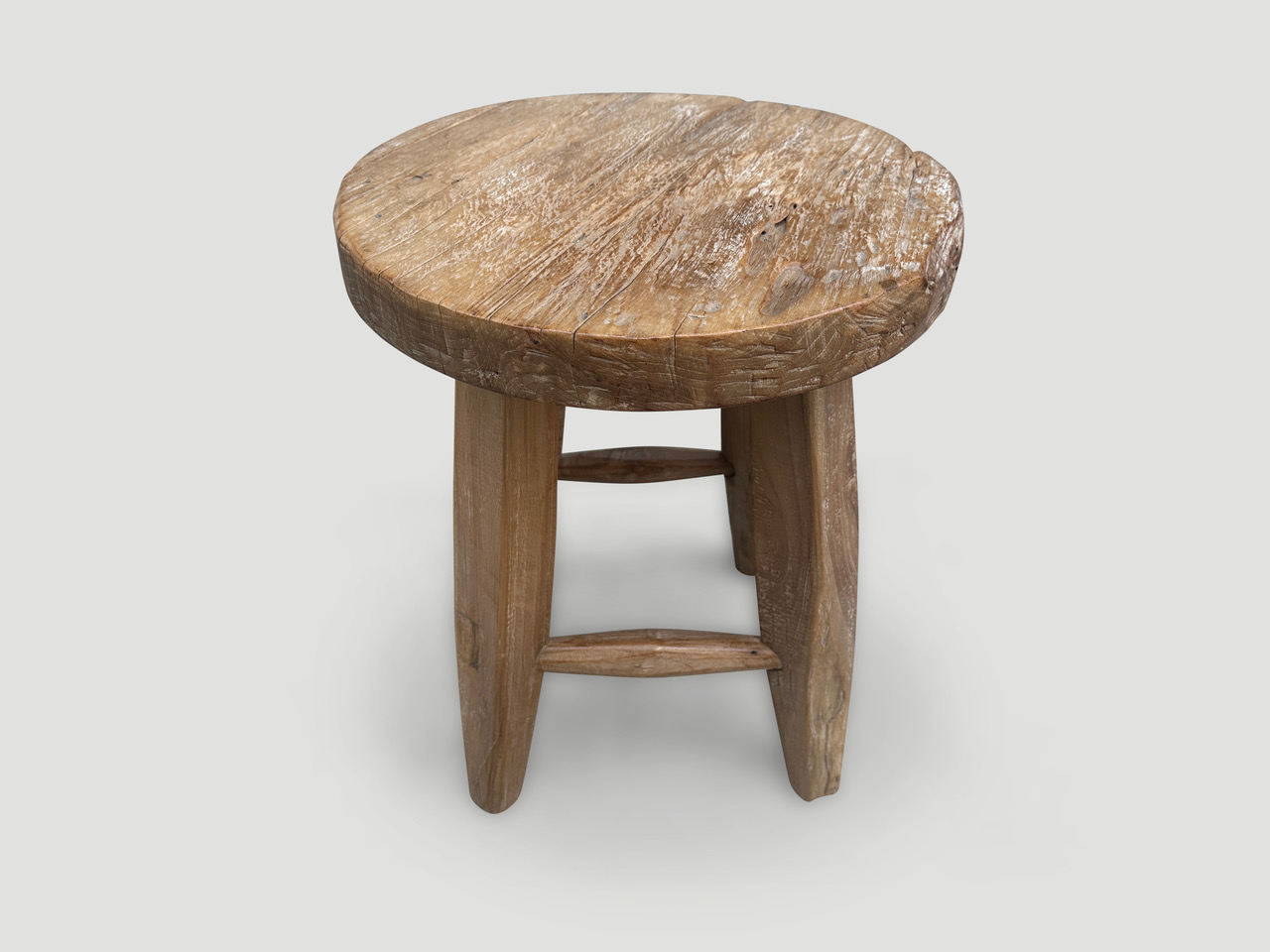 wabi sabi round side table or stool