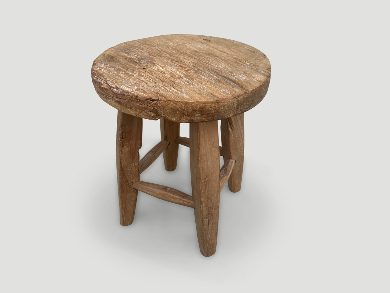 wabi sabi round side table or stool