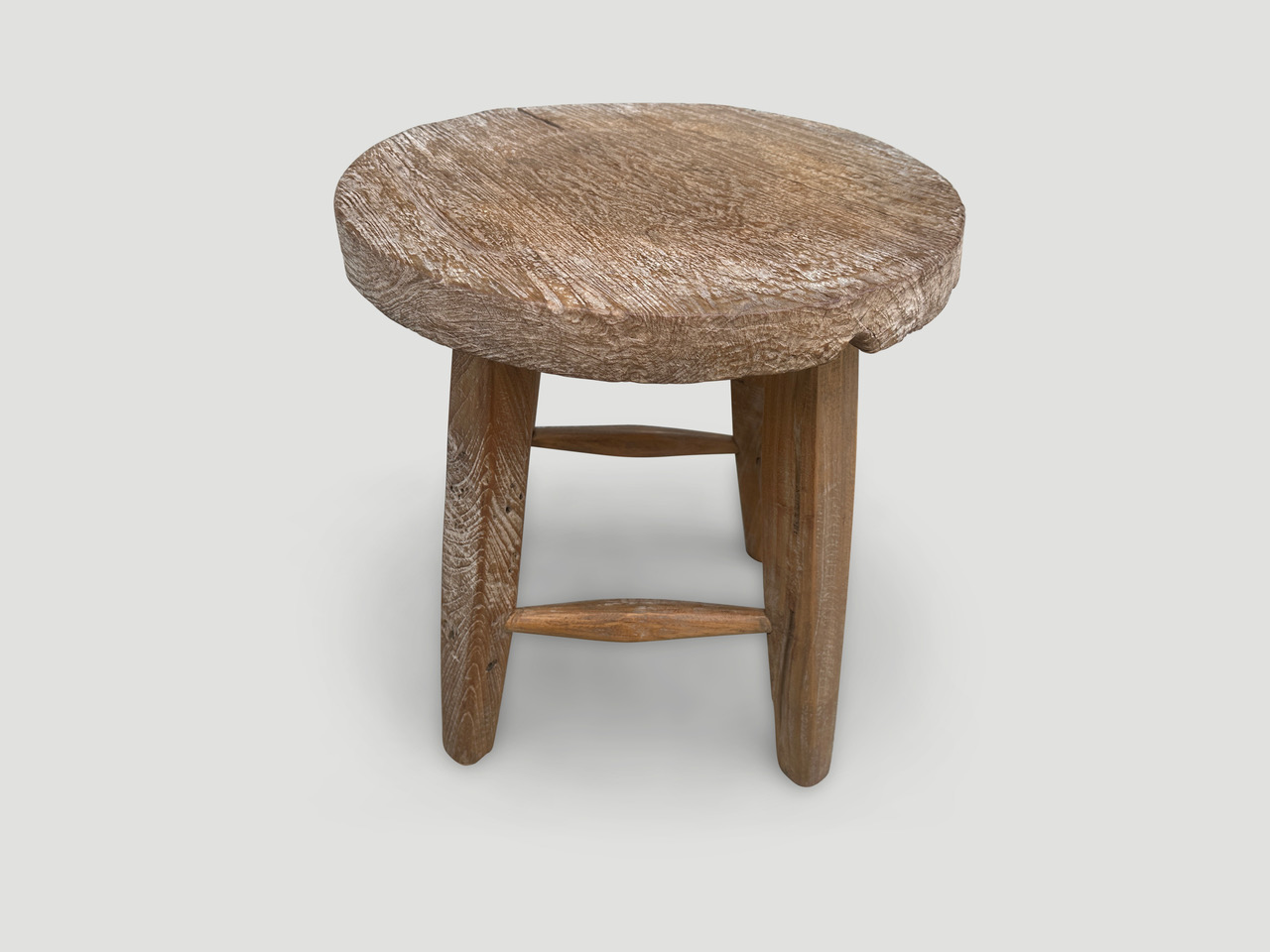 wabi sabi round side table or stool