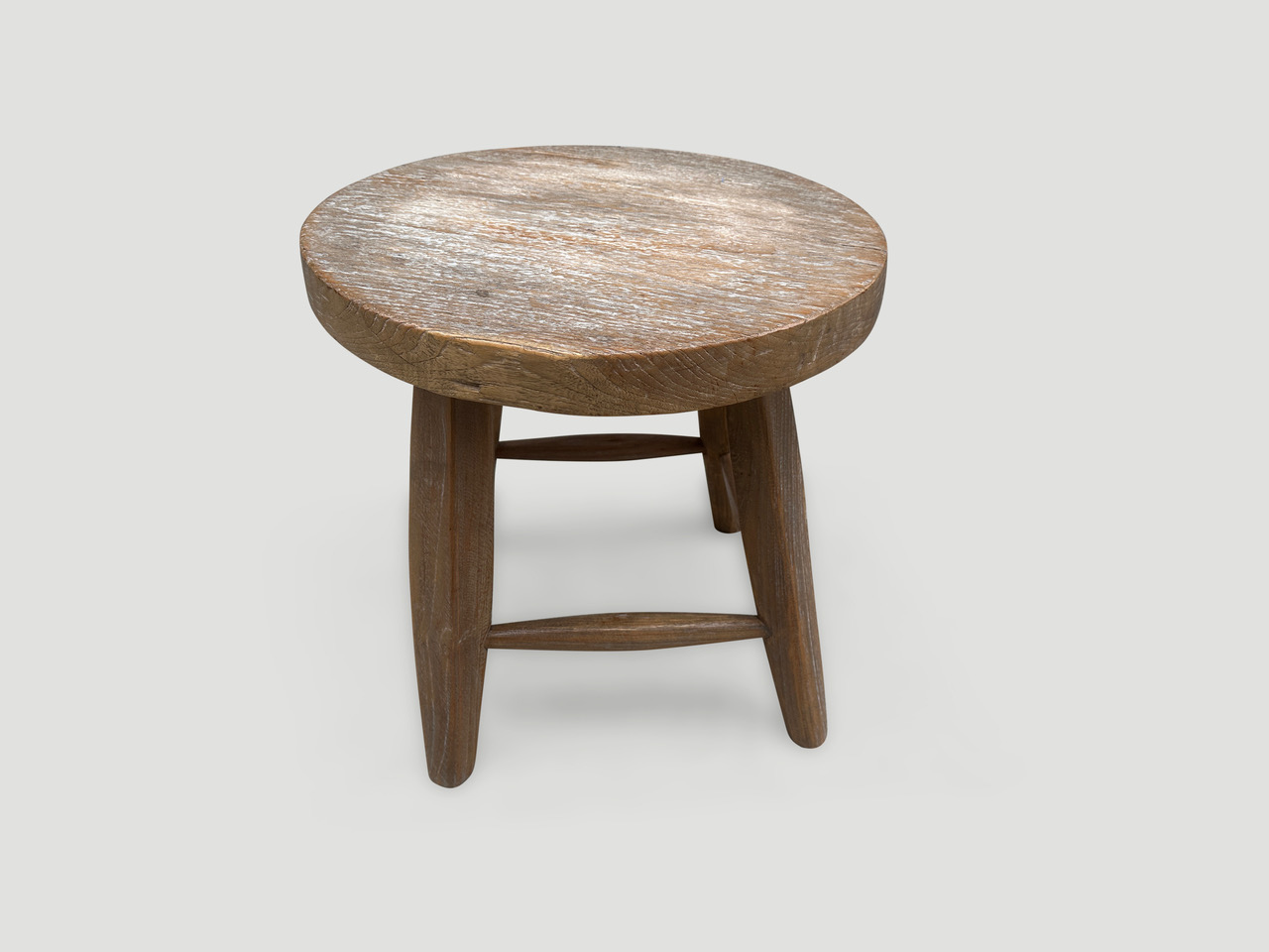 wabi sabi round side table or stool