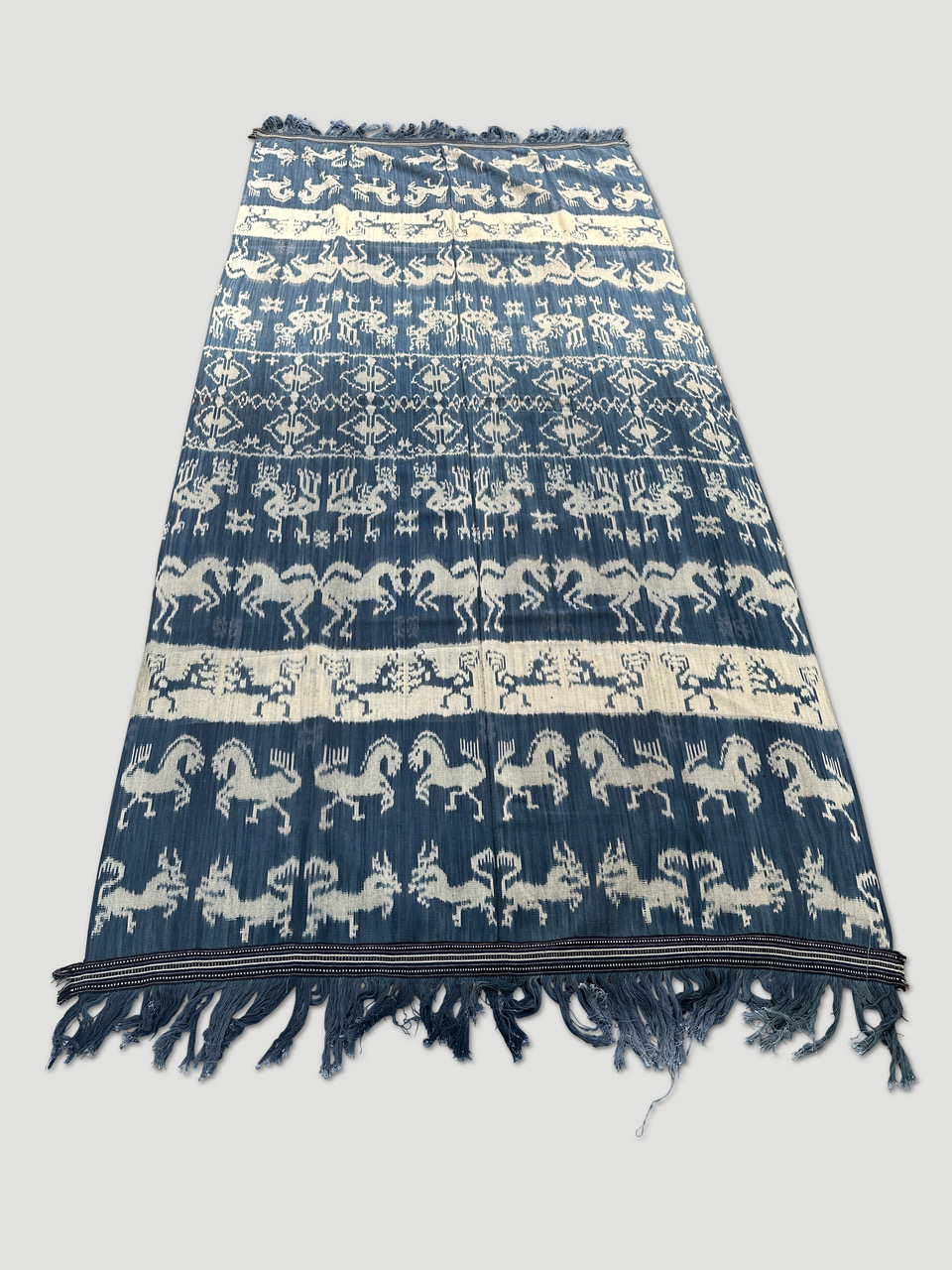 bold indigo sumba textile