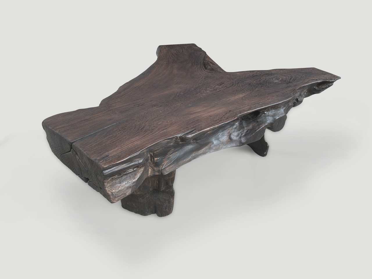 reclaimed teak root coffee table