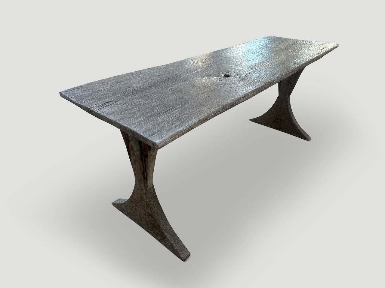 wabi sabi teak wood table