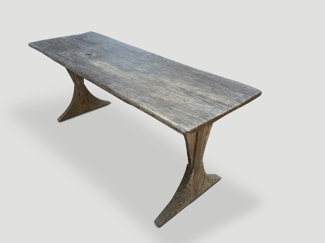 wabi sabi teak wood table