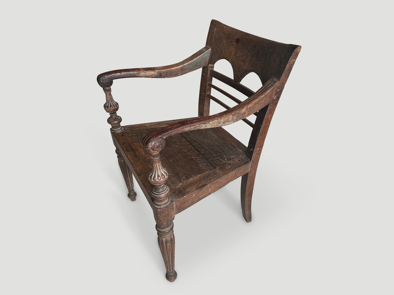 RARE ANTIQUE RAFFLES ARM CHAIR