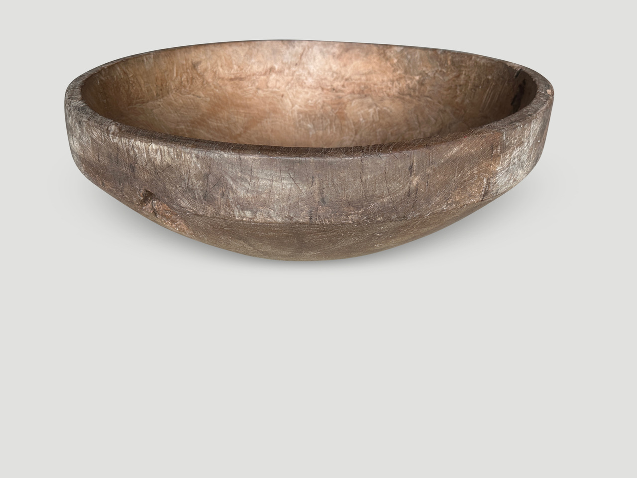 monumental sculptural antique bowl