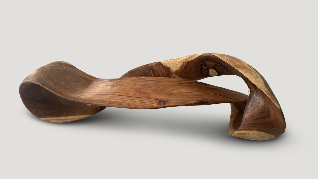 sculptural bench