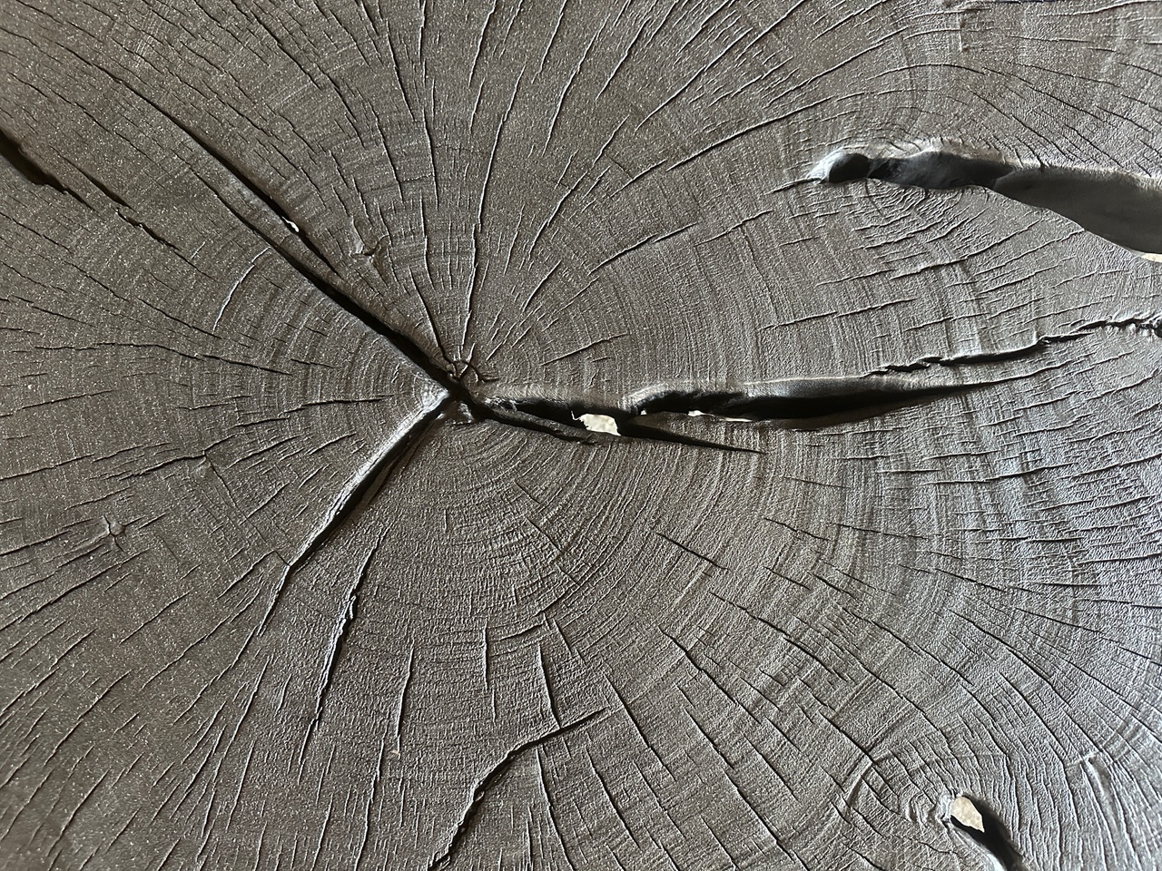 amorphous rose wood coffee table