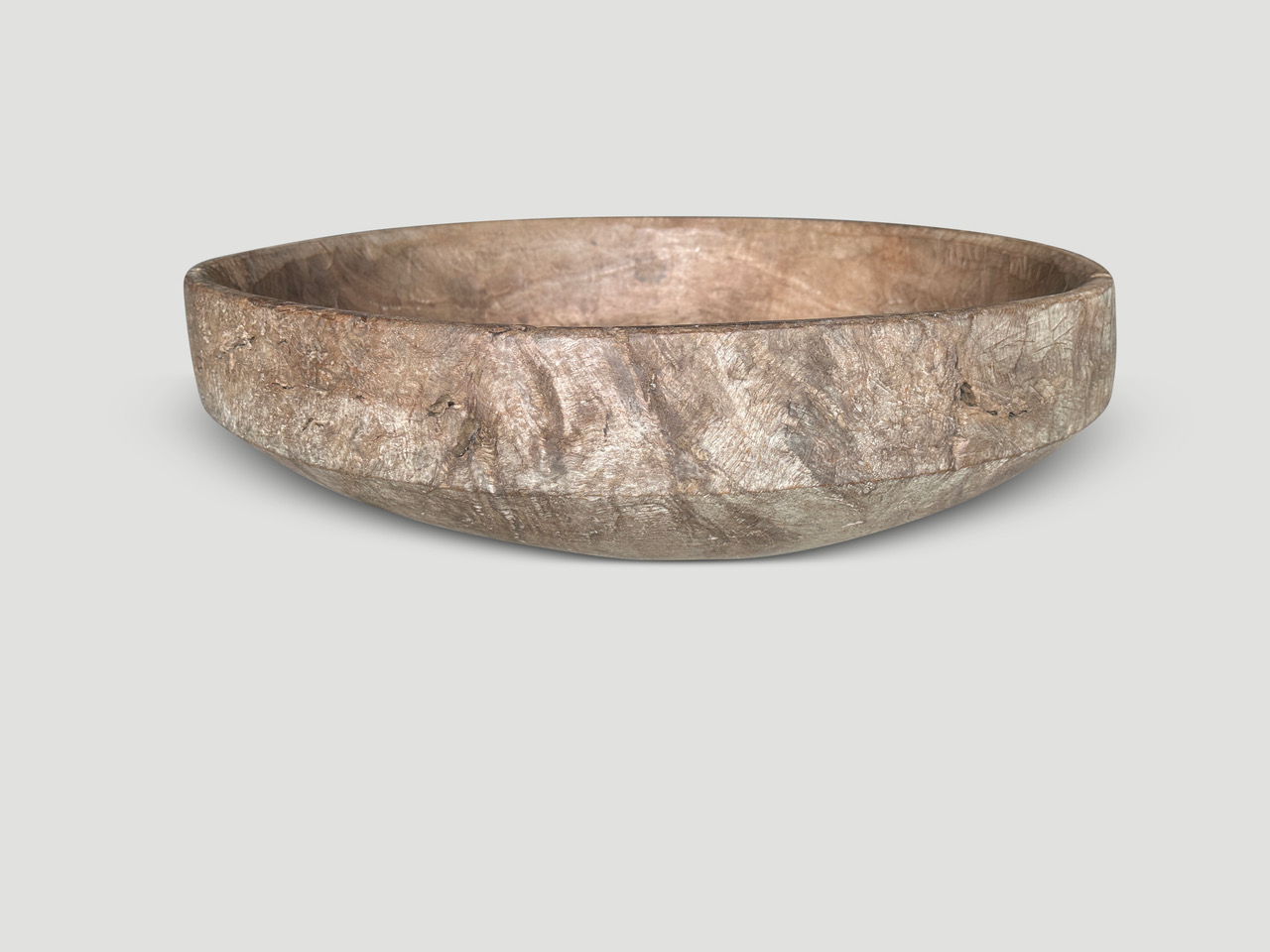 MONUMENTAL SCULPTURAL ANTIQUE BOWL