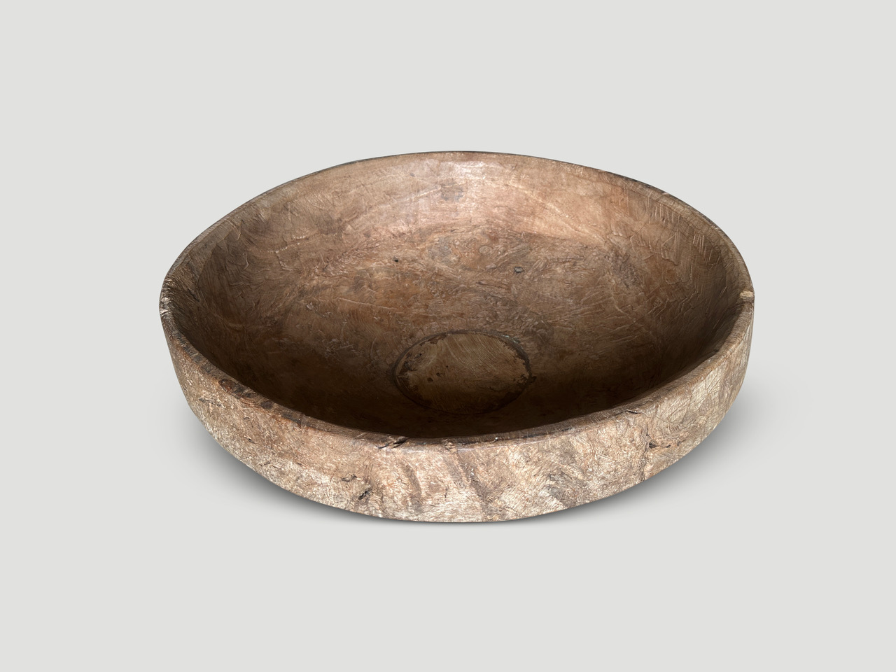 MONUMENTAL SCULPTURAL ANTIQUE BOWL