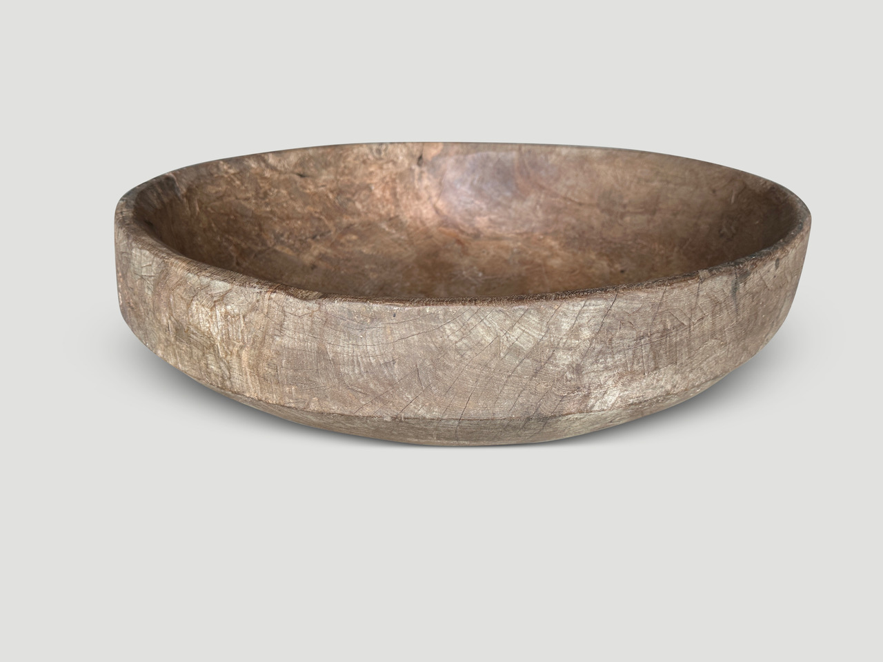 MONUMENTAL SCULPTURAL ANTIQUE BOWL