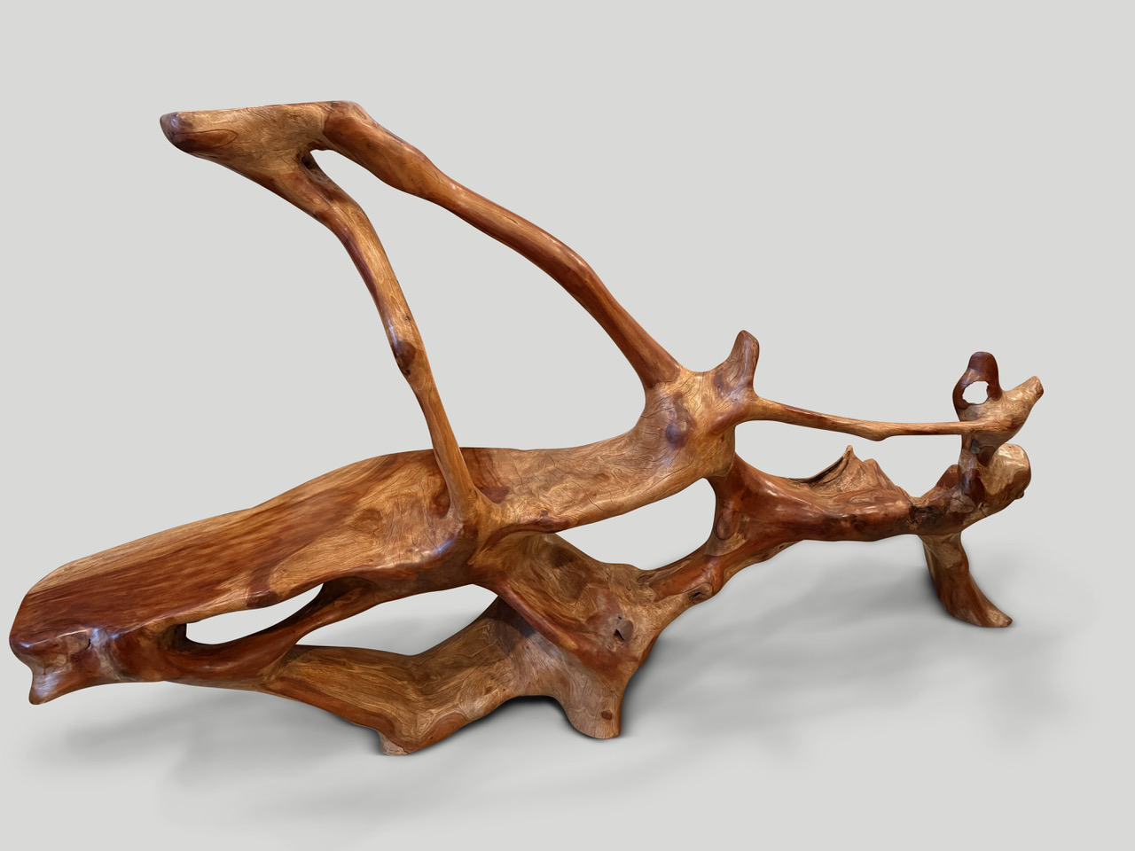 IMPRESSIVE SCULPTURAL BENCH OR ART PIECE