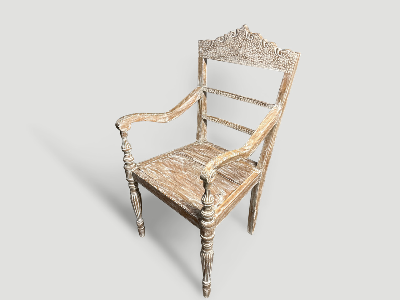 raffles shell inlaid chair