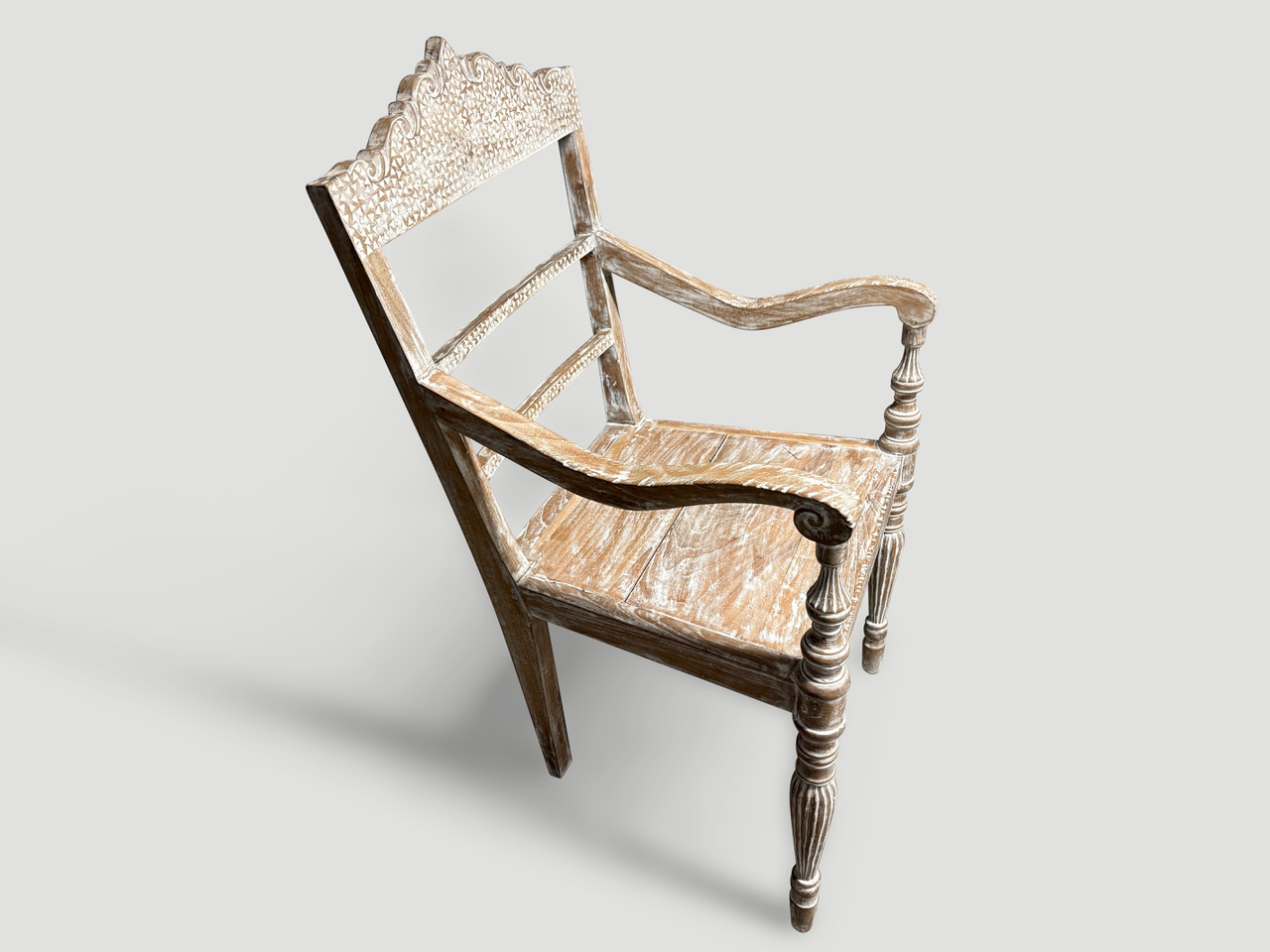 raffles shell inlaid chair