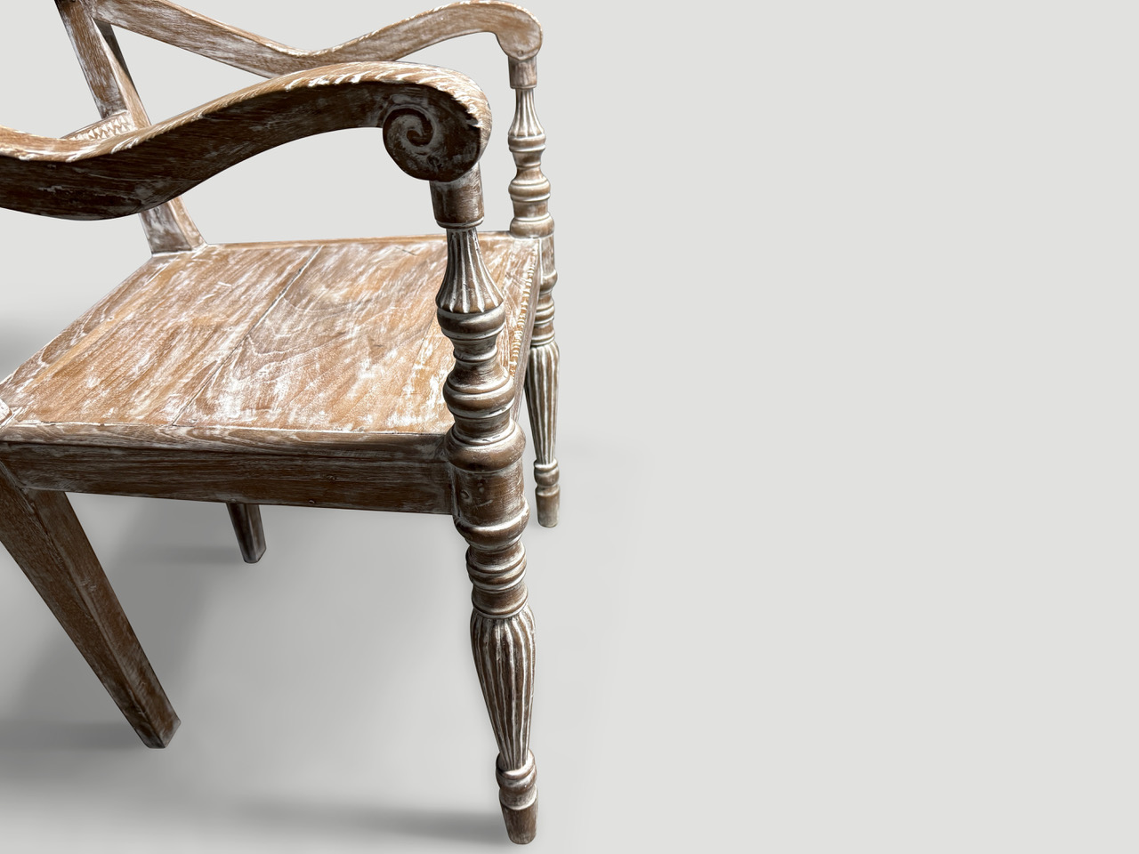 raffles shell inlaid chair