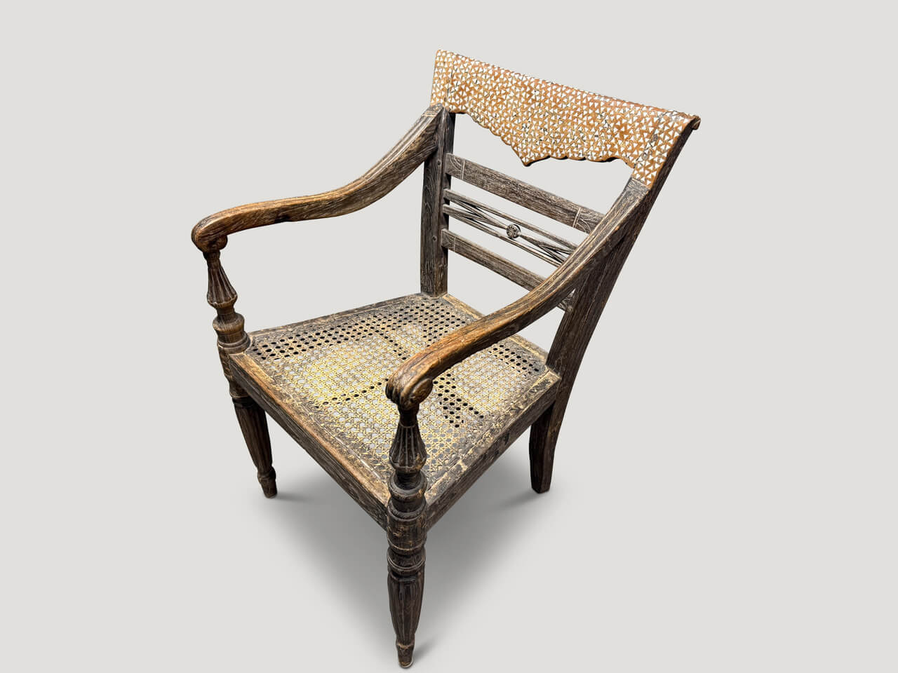 Rare Antique Raffles Arm Chair
