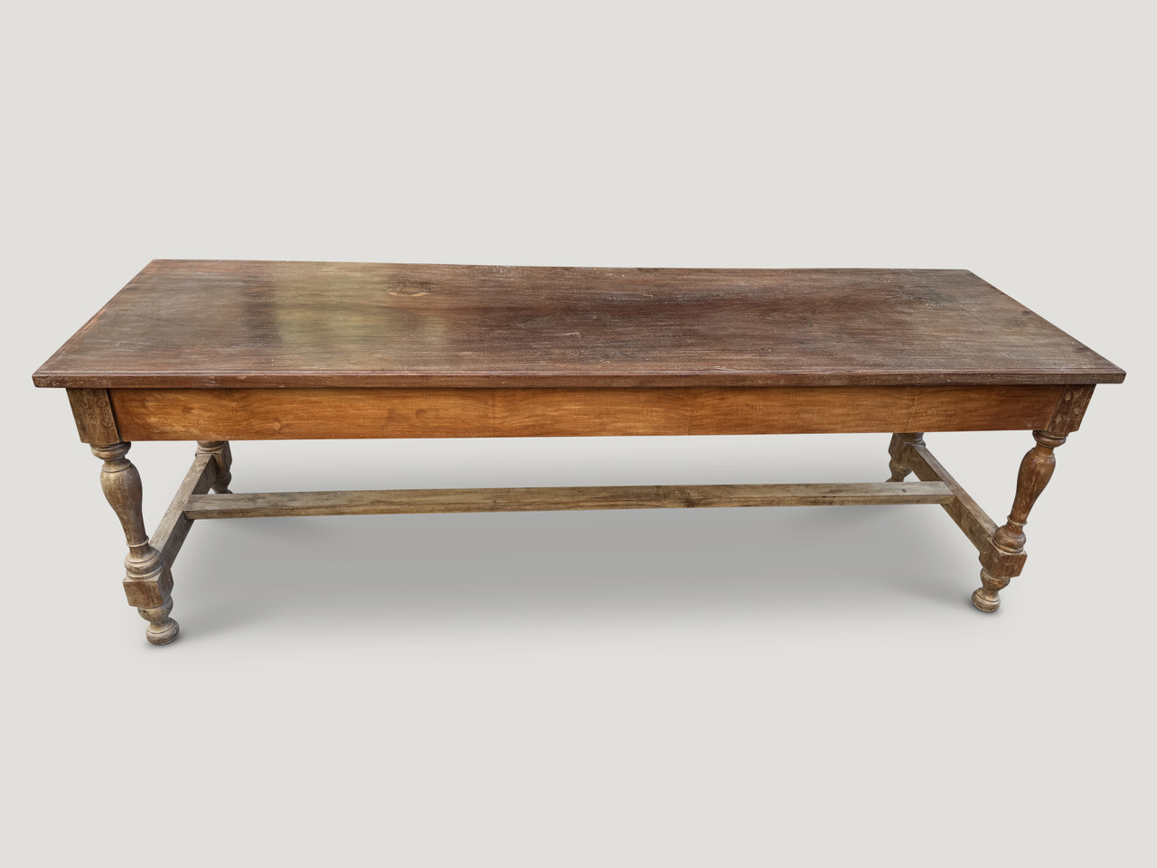 wabi sabi teak wood console table