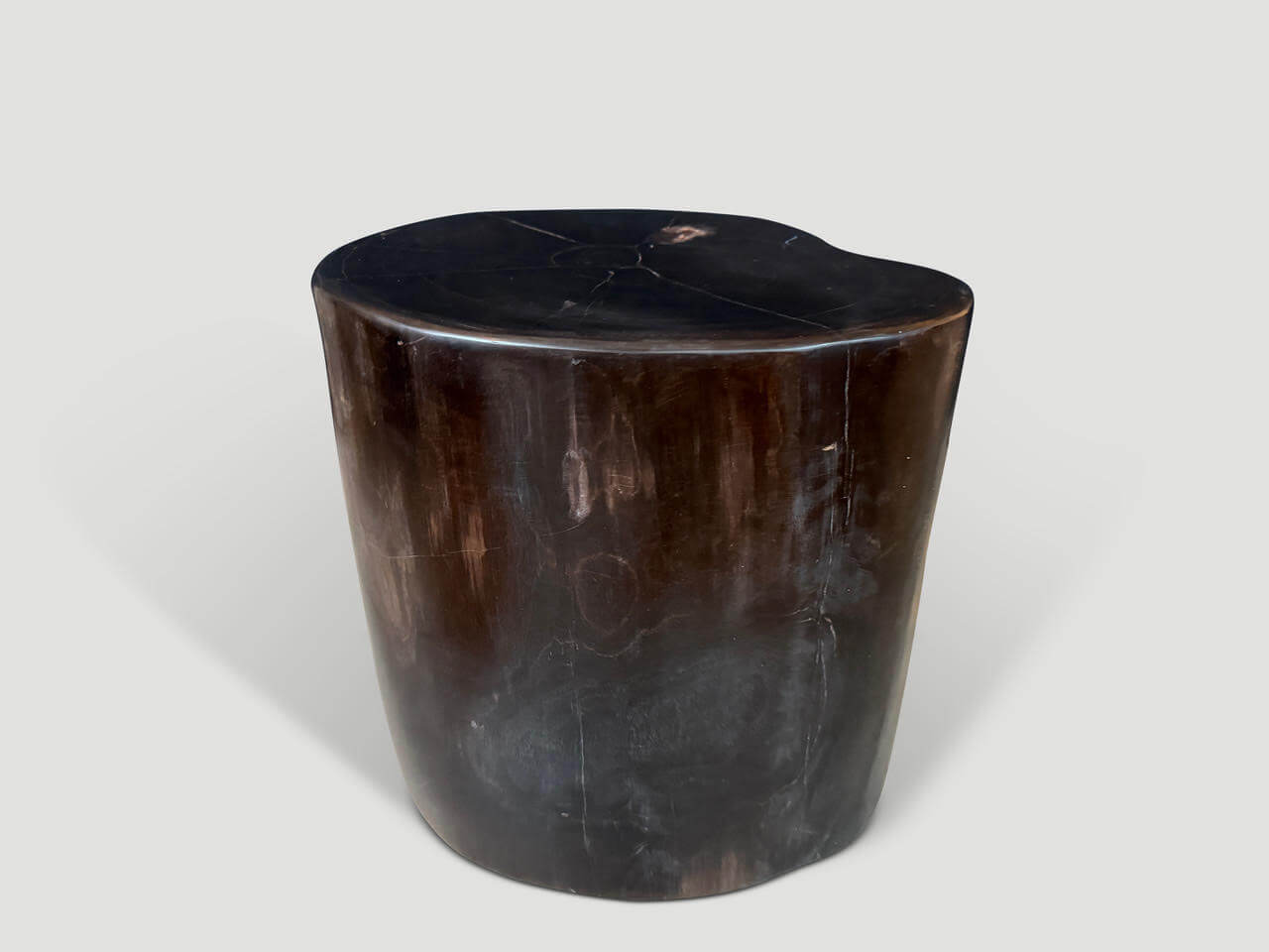 SUPER SMOOTH HIGH QUALITY PETRIFIED SIDE TABLE