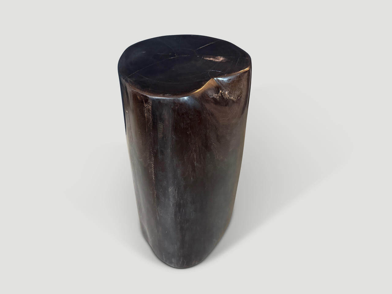 SUPER SMOOTH HIGH QUALITY PETRIFIED SIDE TABLE