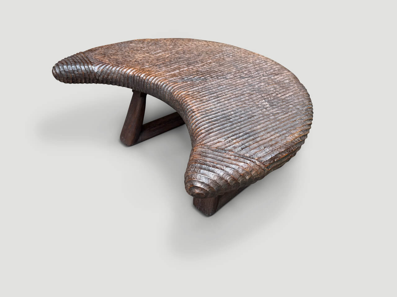 hand carved teak wood coffee table