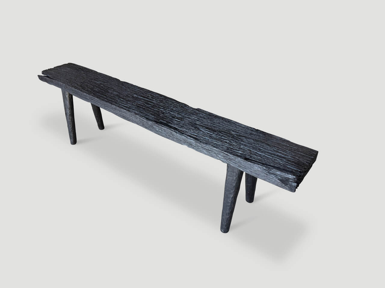 MINIMALIST CHARRED BENCH