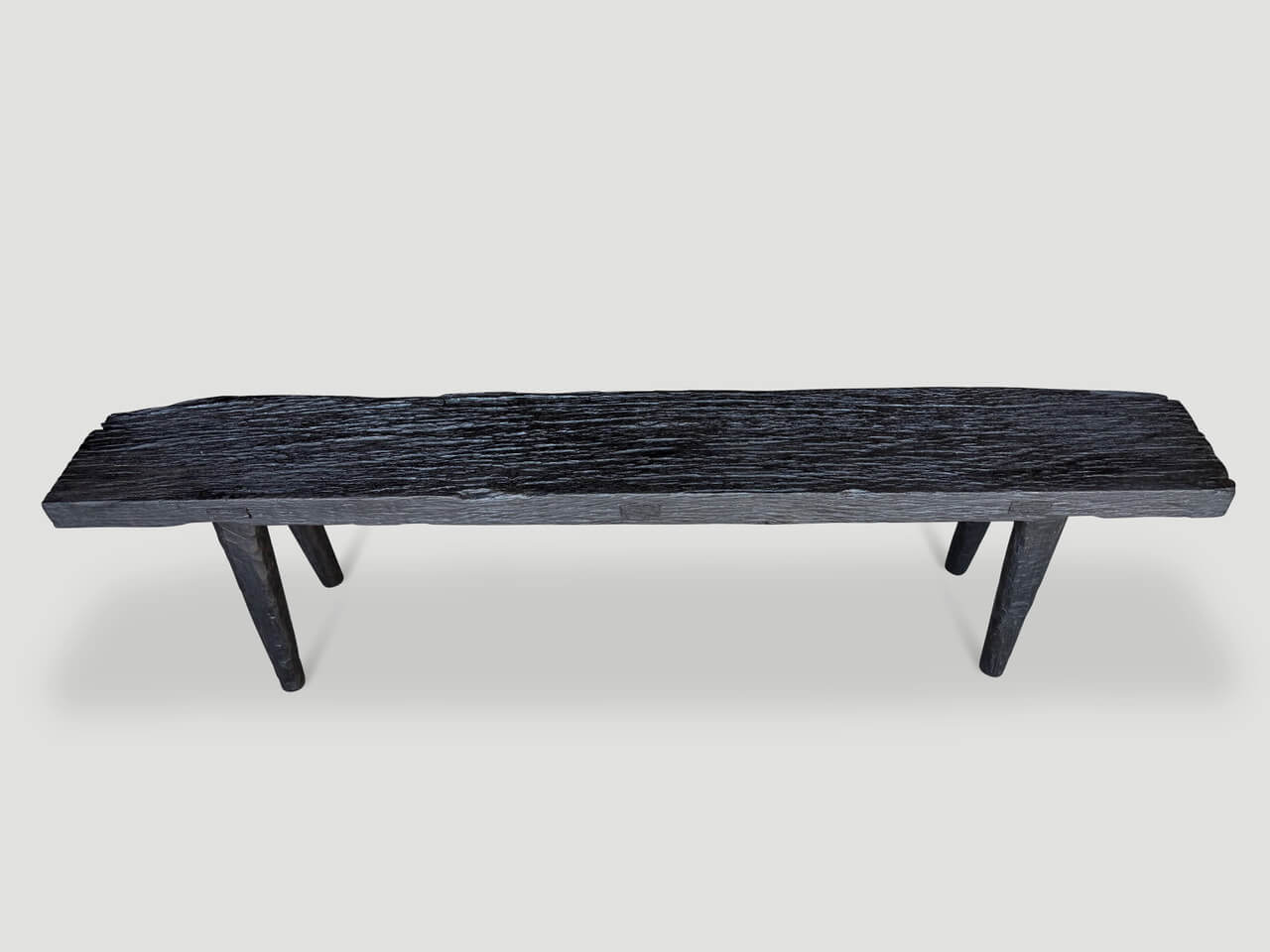 MINIMALIST CHARRED BENCH