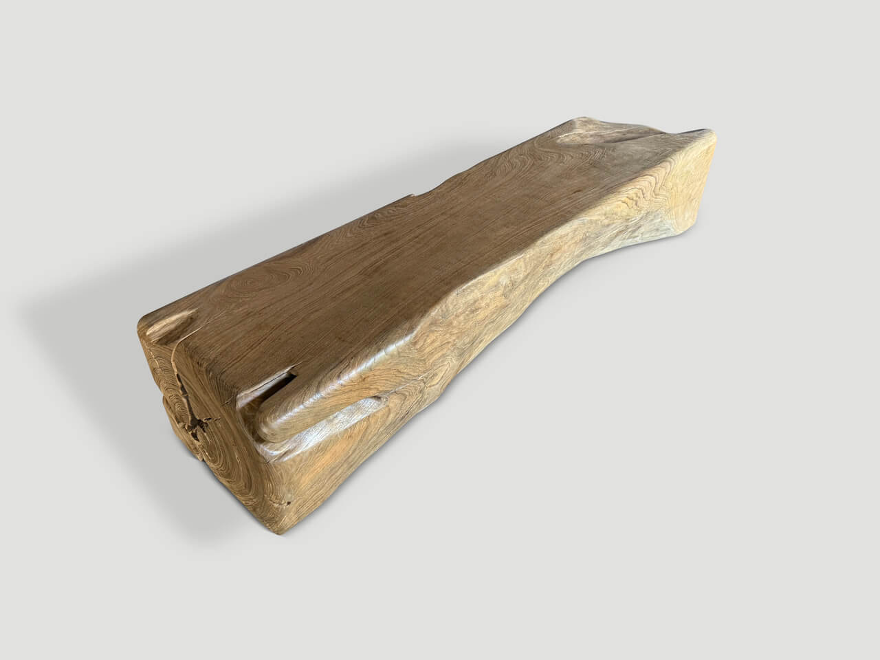 ANCIENT TEAK WOOD BENCH