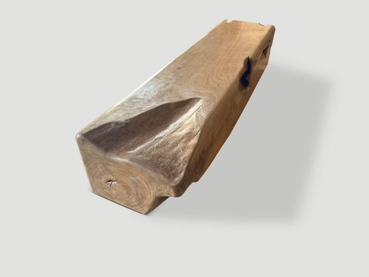 ANCIENT TEAK WOOD BENCH