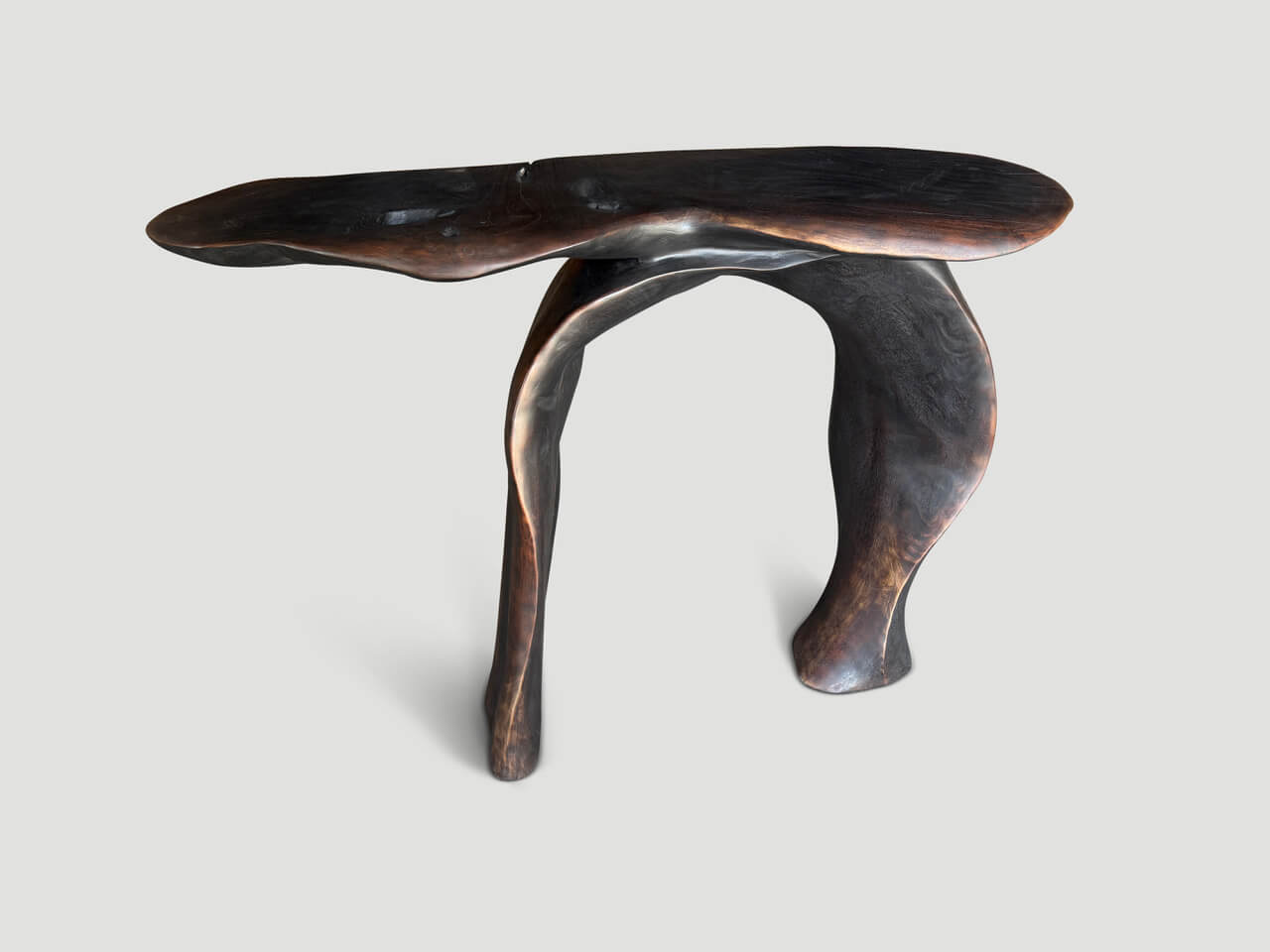 SCULPTURAL CONSOLE TABLE OR DESK