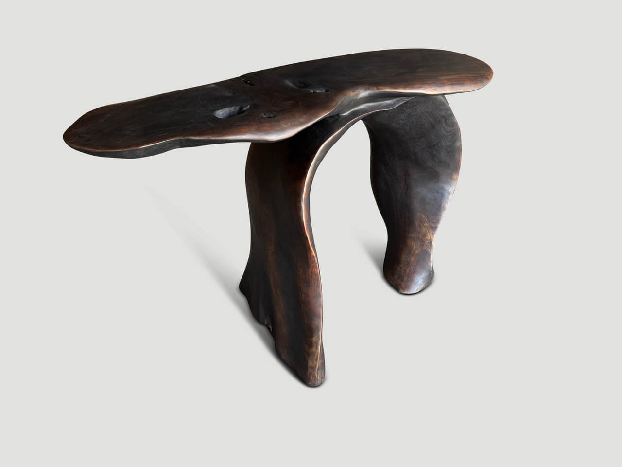 SCULPTURAL CONSOLE TABLE OR DESK