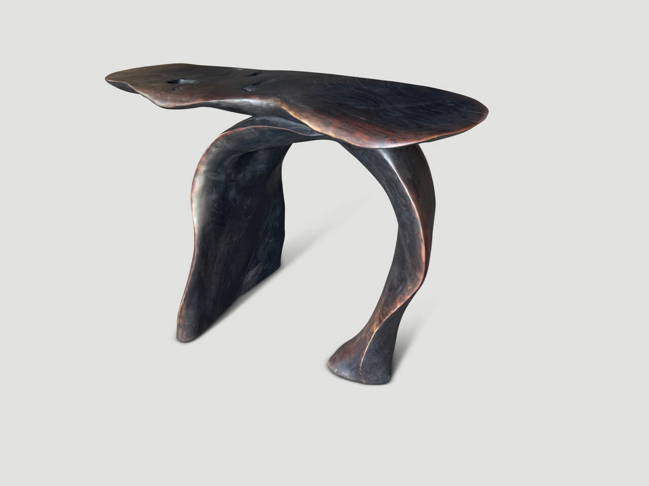 SCULPTURAL CONSOLE TABLE OR DESK