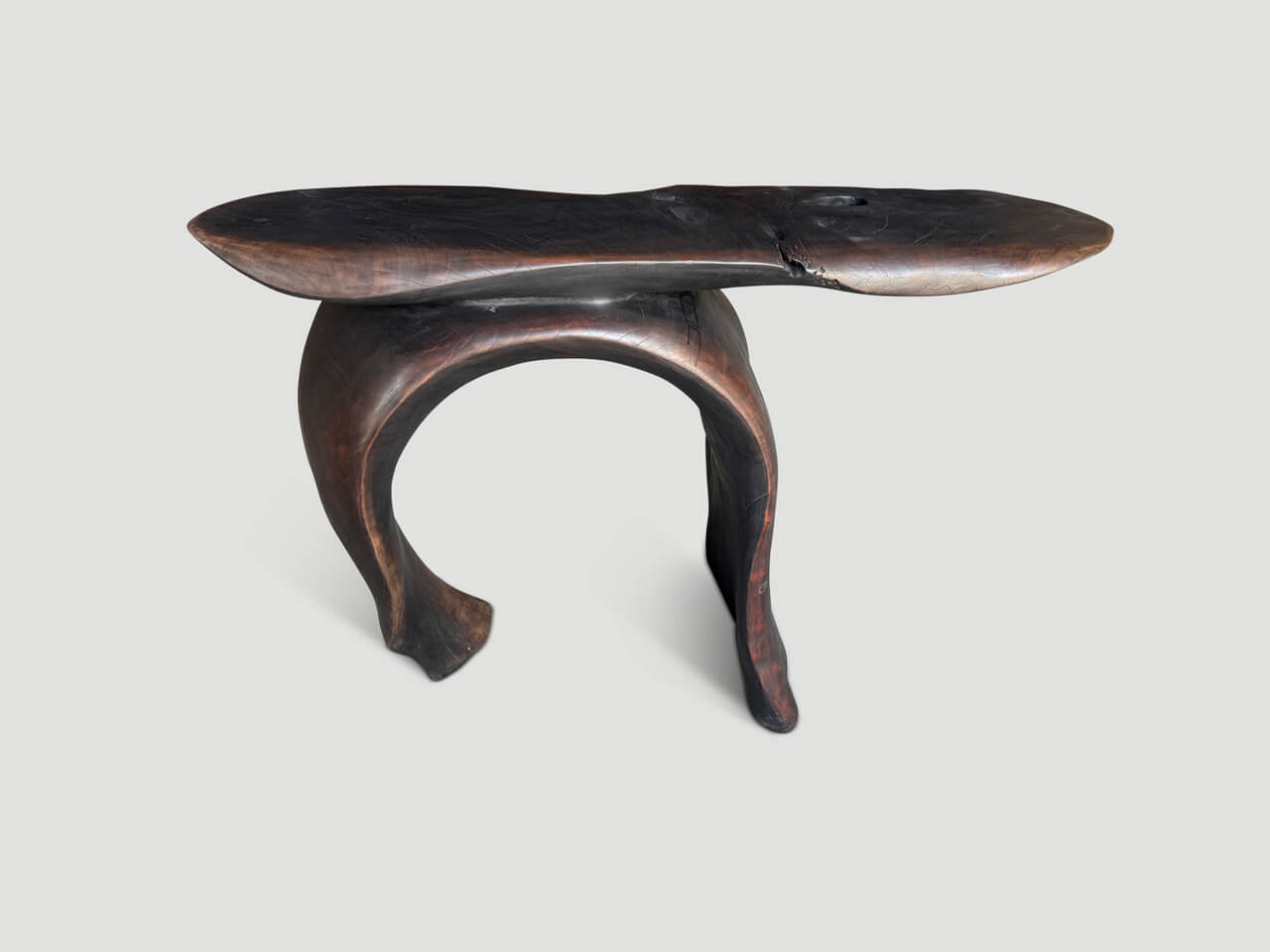 SCULPTURAL CONSOLE TABLE OR DESK